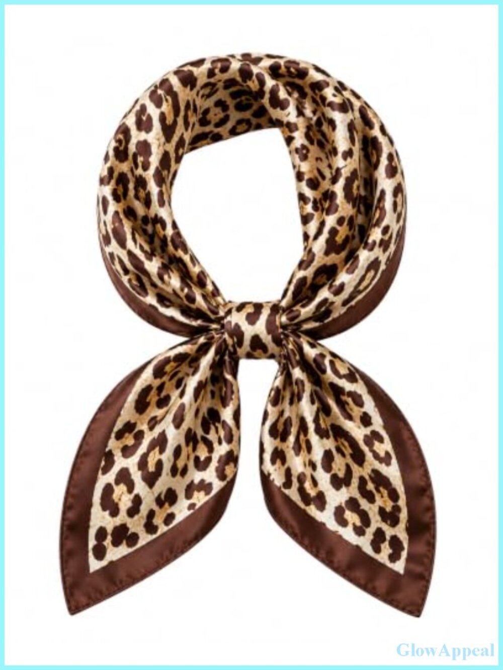 Satin Square Scarf 27.5 Inch Silk Like Fashion Scarf